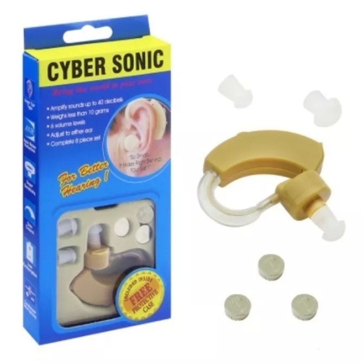 GENERICO - Audífono Amplificador de Sonido para Sordos