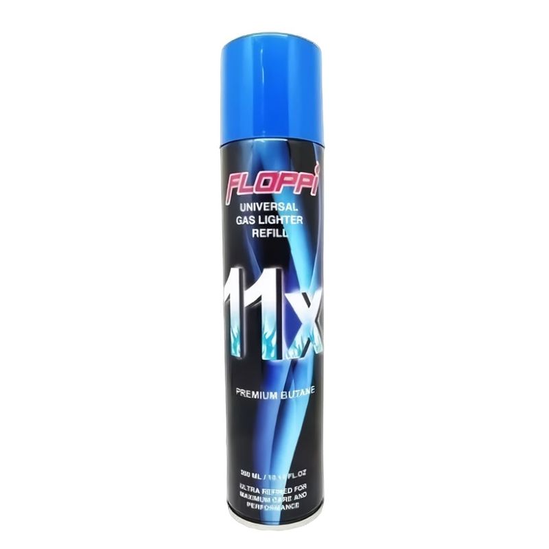 GENERICO - Recarga Encendedor Gas Butano Universal Floppi 300ml 7x
