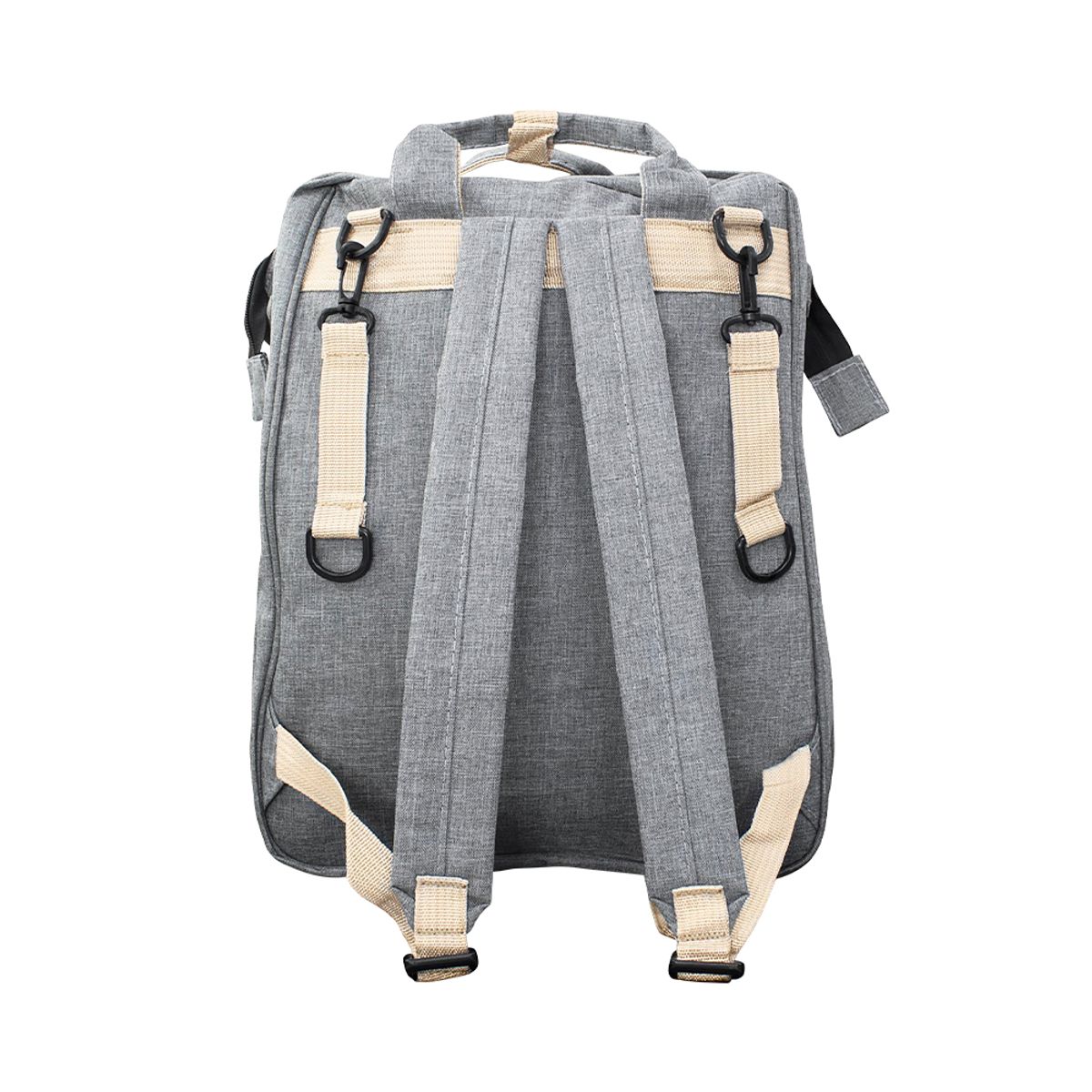 STAY ELIT - PAÑALERA MORRAL 3 EN 1 COLOR GRIS-