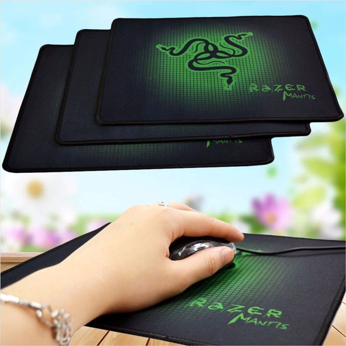 GENERICO - Pad Mouse Estilo Razer Mantis Speed 250mm X 210mm