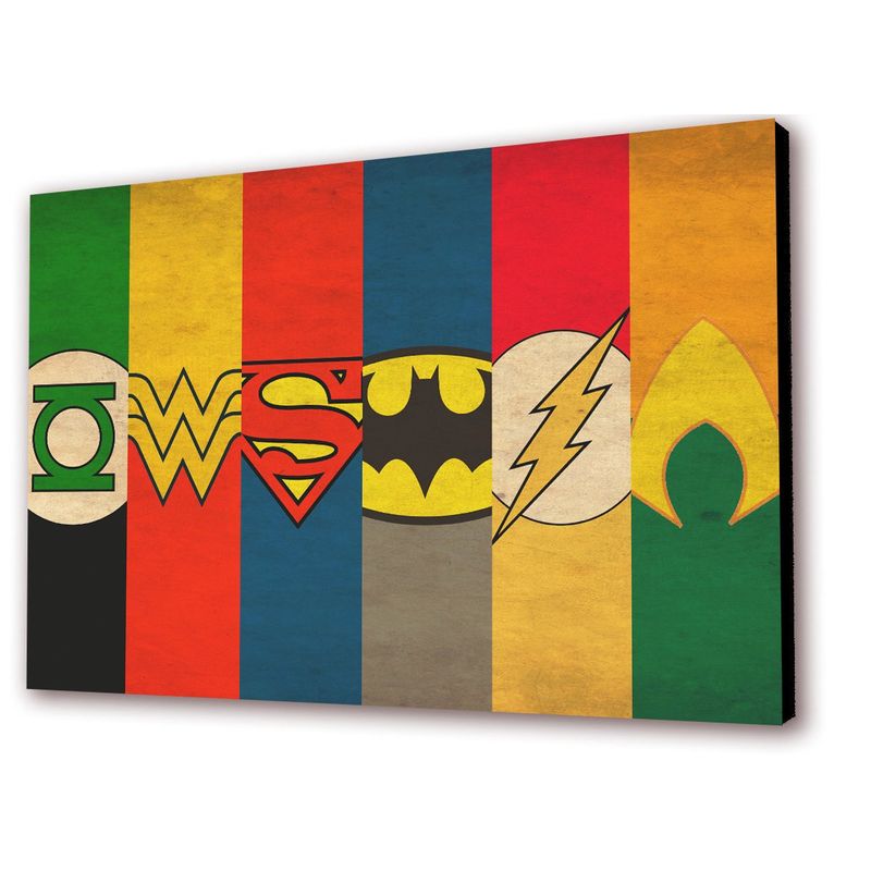 ART INDUSTRY - Cuadro 50x30cms Decorativo Dc Comics