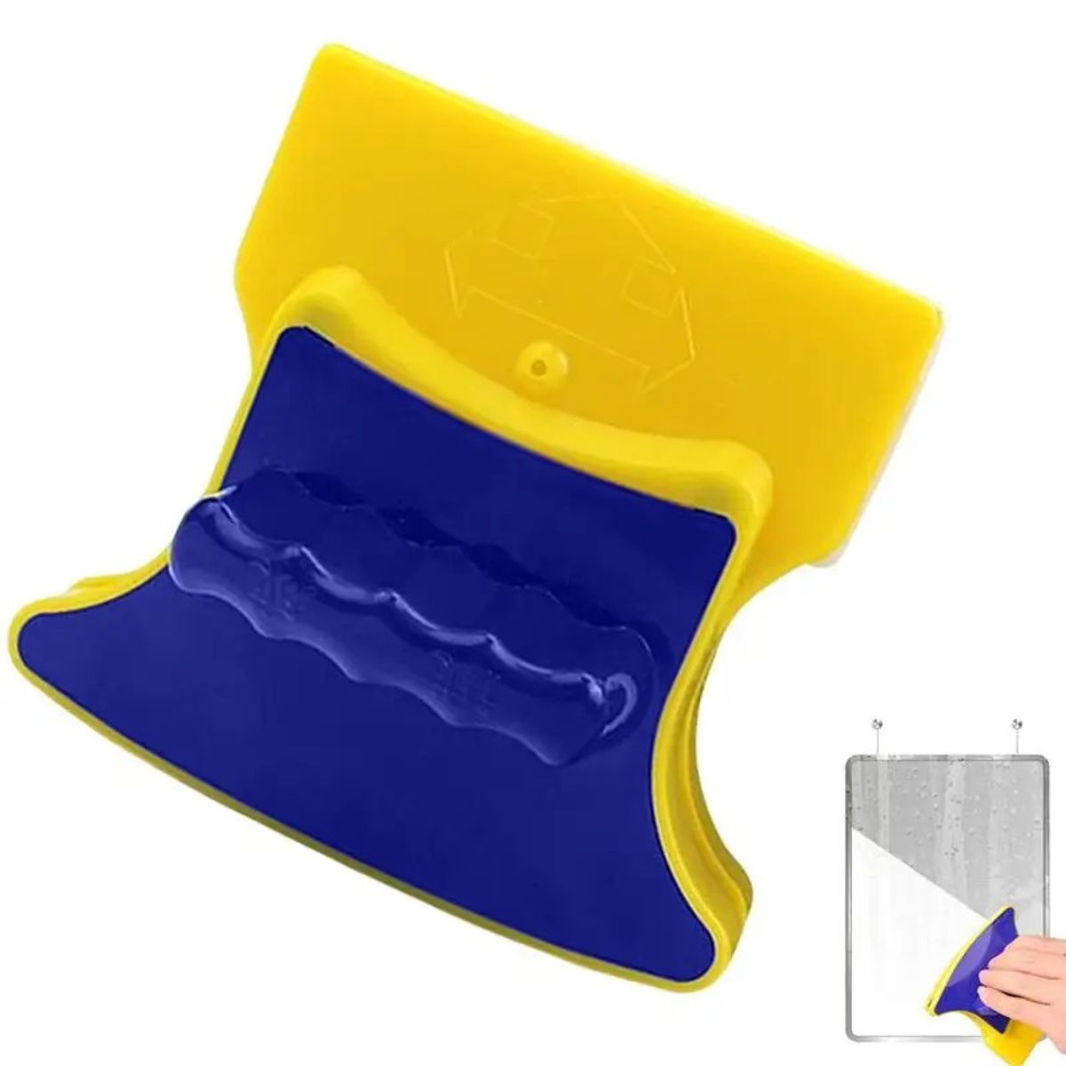 GENERICO - Limpiador De Vidrios Magnético De Doble Cara