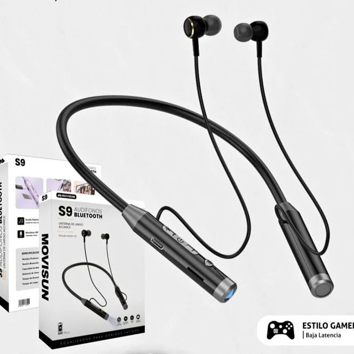 MOVISUN - Audífonos bluetooth de cuello