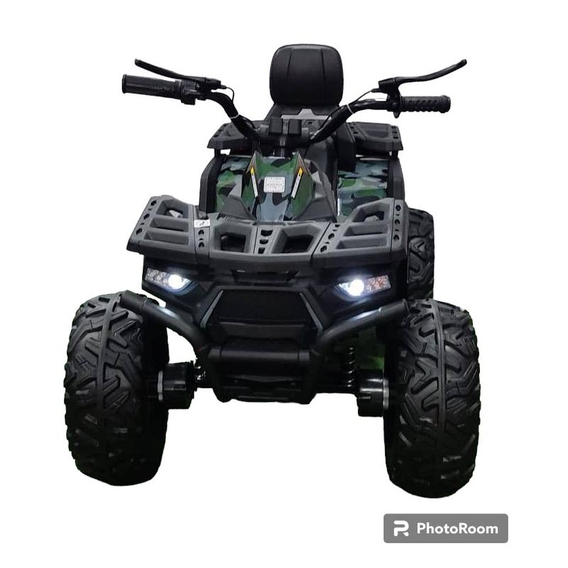 BEBESUNITA - Cuatrimoto Electrica Niños   Ll/Goma VERDE MILITAR