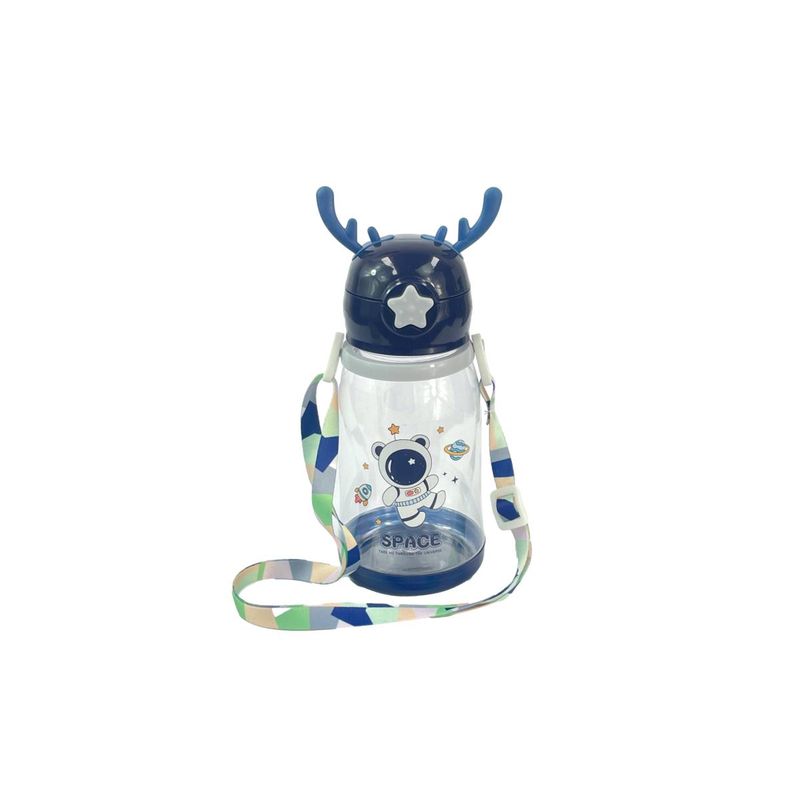 MUNDO BEBE - Vaso Pitillo Termo Para Bebe Azul  Niño