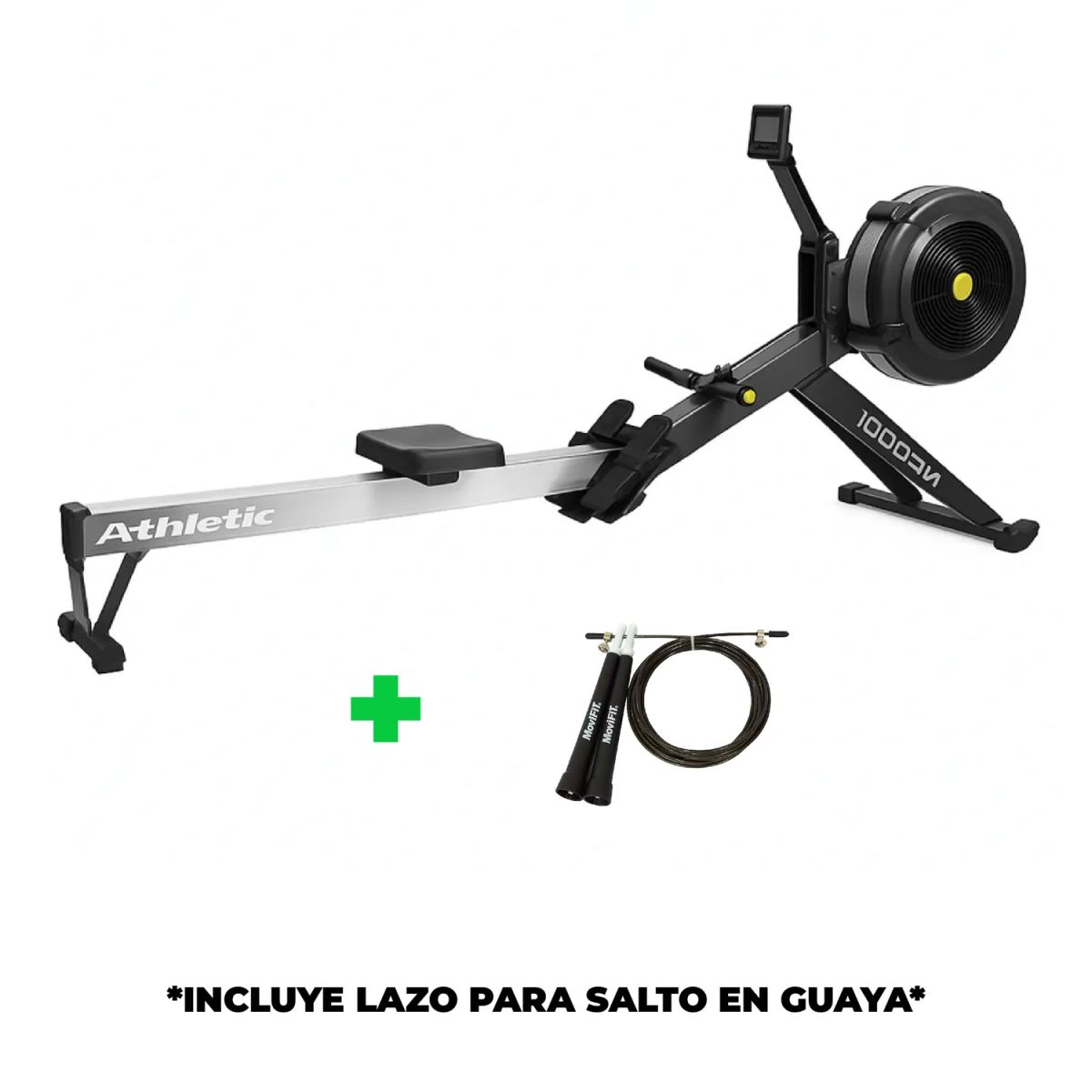 ATHLETIC - Remadora Plegable Athletic Pro Rower 1000RM Aire-Magnético