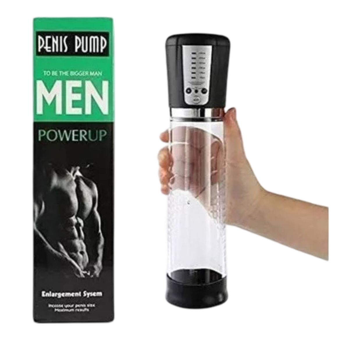 GENERICO - Bomba De Succión Agrandadora De Pene Automática Recargable USB