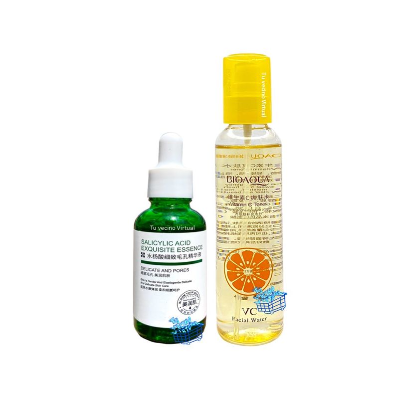 BIOAQUA - Agua facial y Serum Acido Salicilico - Bioaqua
