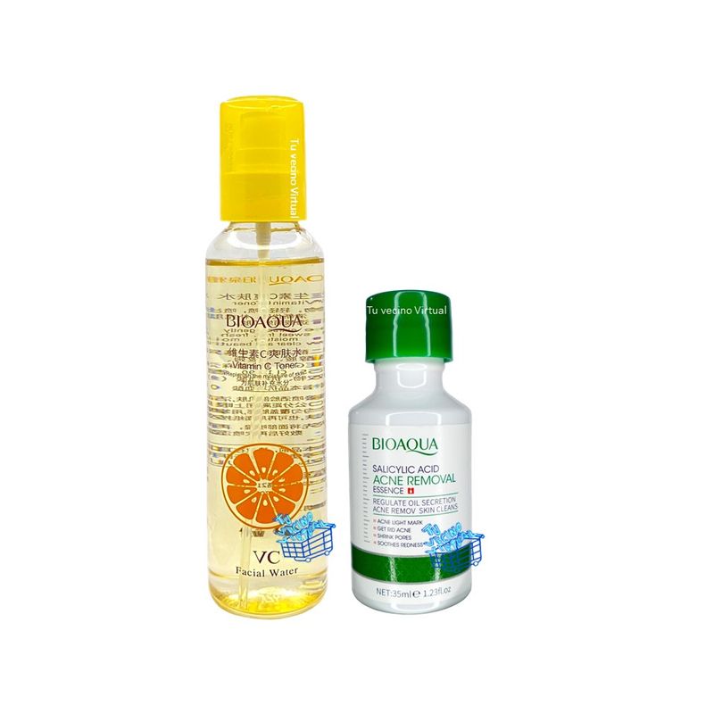 BIOAQUA - Agua facial y suero Anti Acne Acido Salicilico - Bioaqua