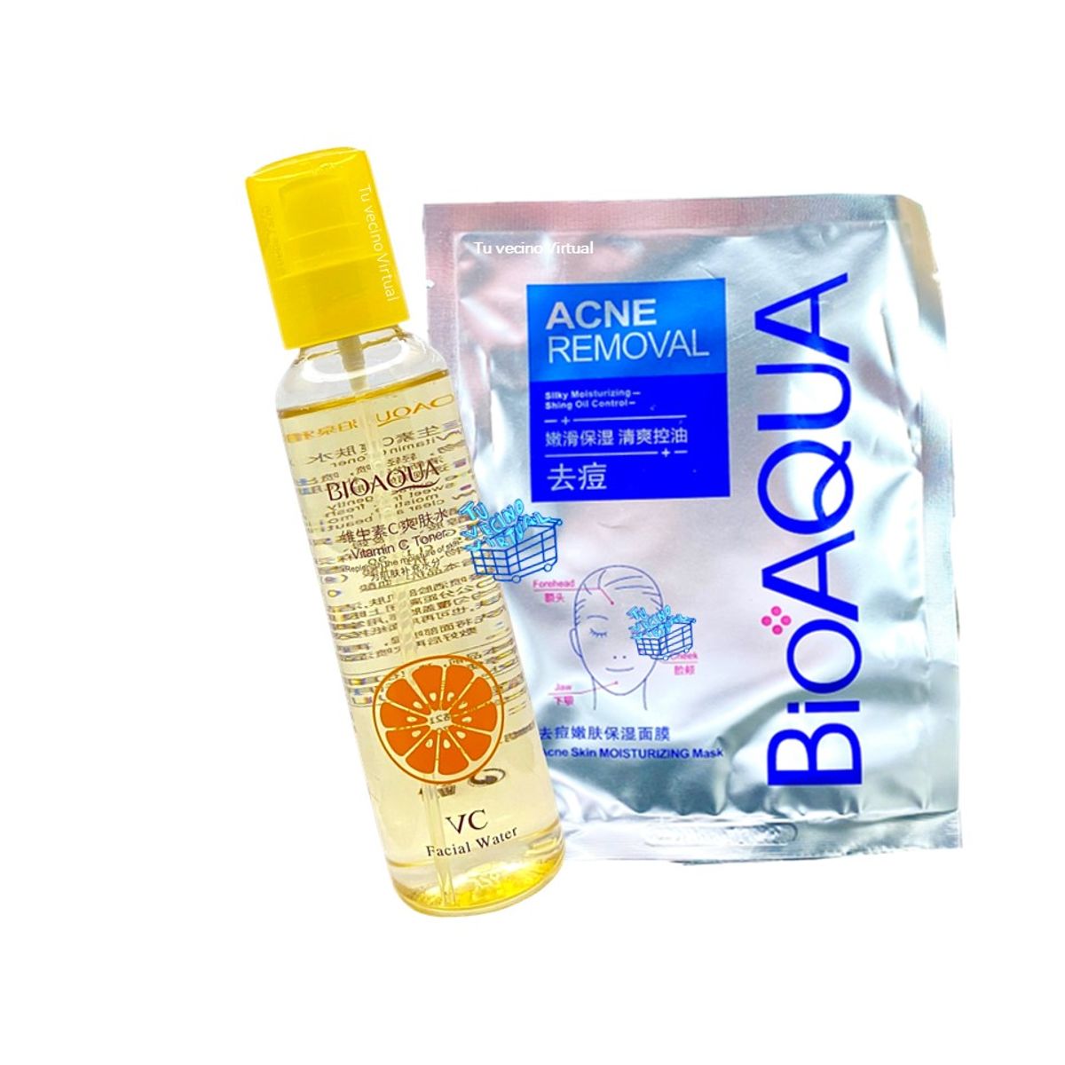 BIOAQUA - Agua facial y velo anti acne  - Bioaqua