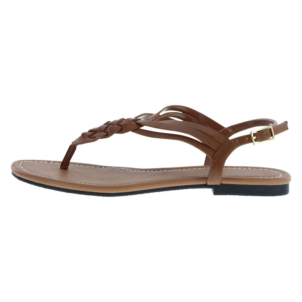 AMERICAN EAGLE - Sandalias Planos De Tiras Trenzados Paprika Para Mujer American Eagle Payless Bronceado
