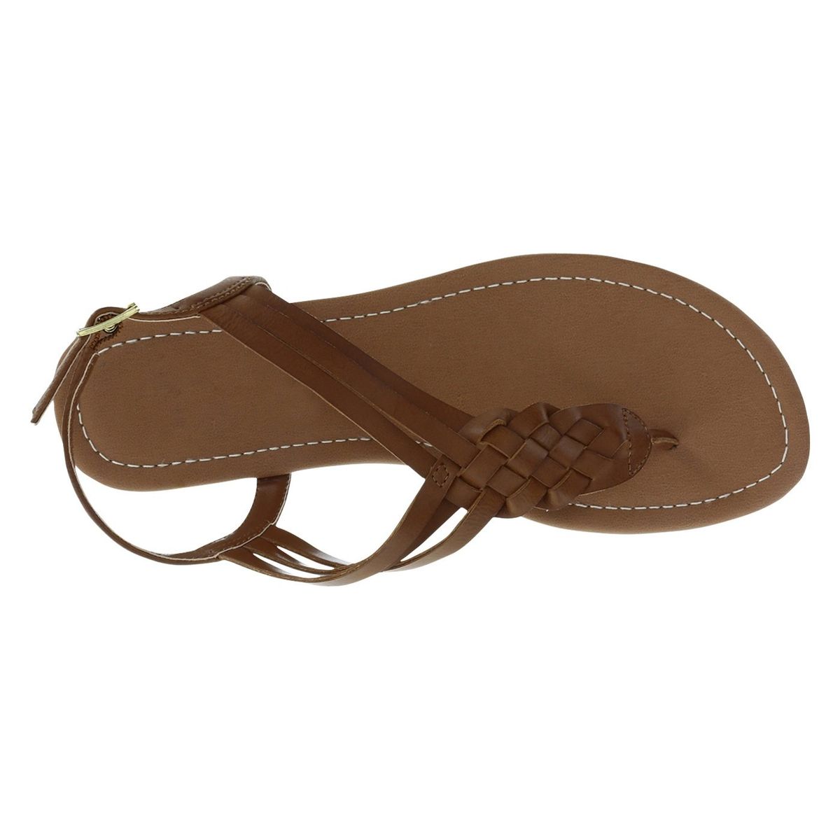 AMERICAN EAGLE - Sandalias Planos De Tiras Trenzados Paprika Para Mujer American Eagle Payless Bronceado