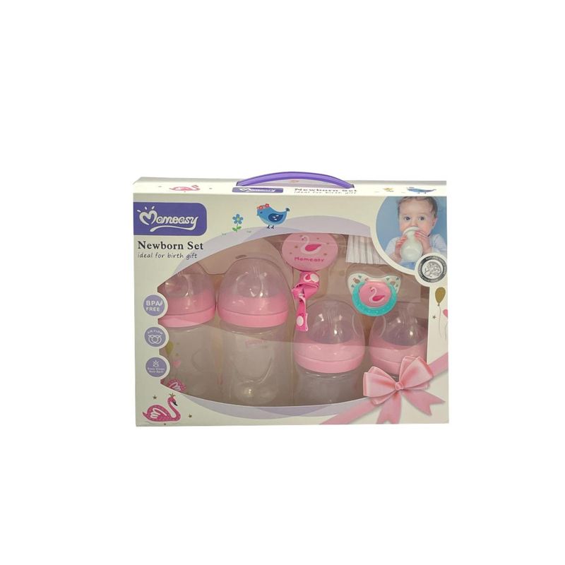 MUNDO BEBE - Kit De Teteros anticolico  Para Bebe niña rosado bebé