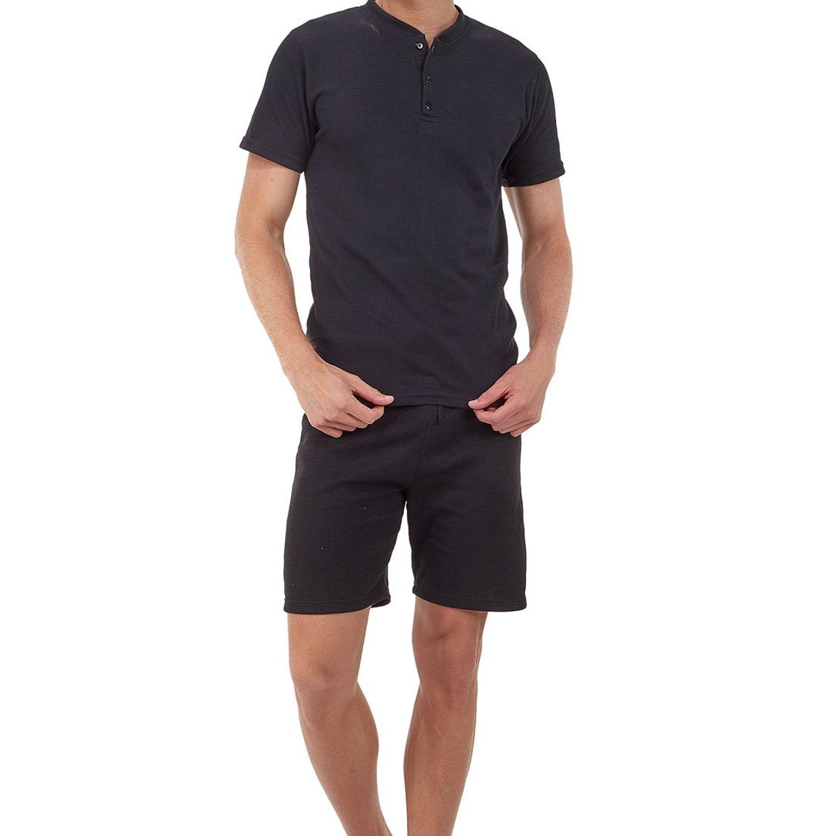 SANTANA - Loungewear Hunza Hombre Negro