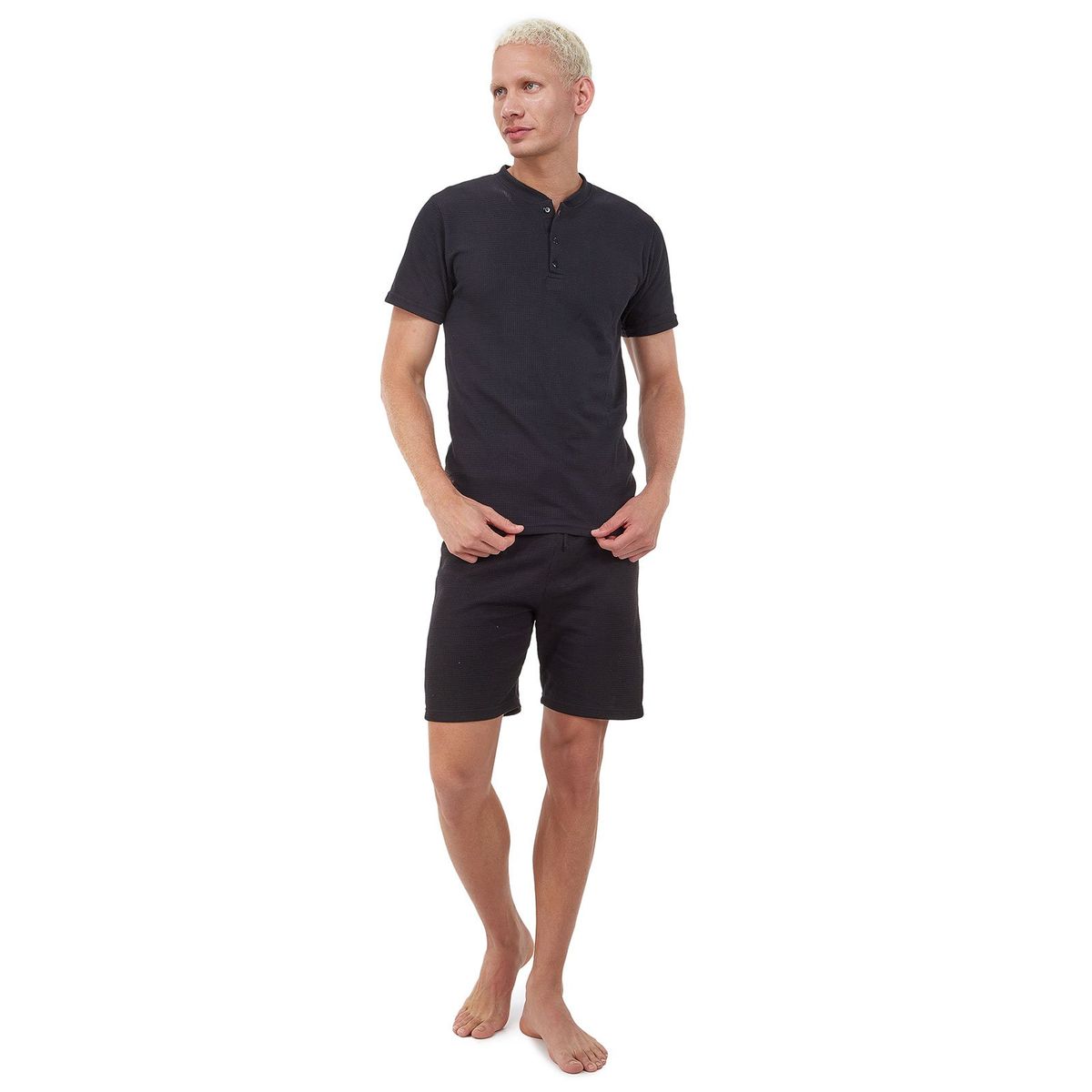 SANTANA - Loungewear Hunza Hombre Negro