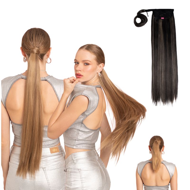 MY DOLL HAIR - Ponytail Lisa Brit 26 pulgadas - Mix Expresso