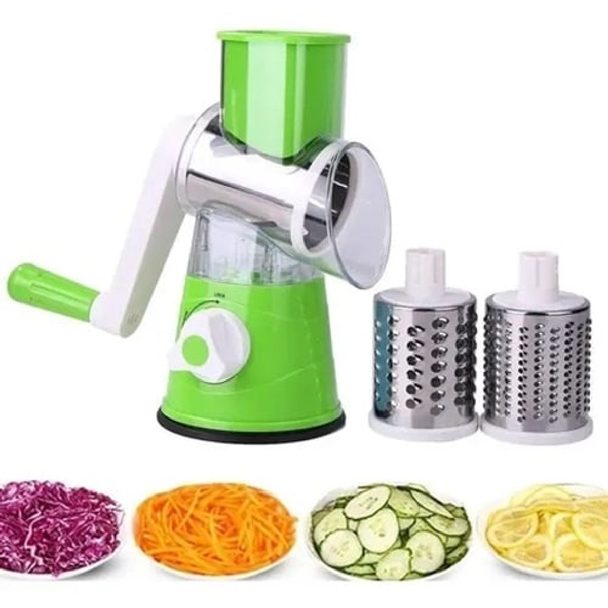 HOME - Rallador Cortador Molino 3 En 1 De Verdura, Fruta