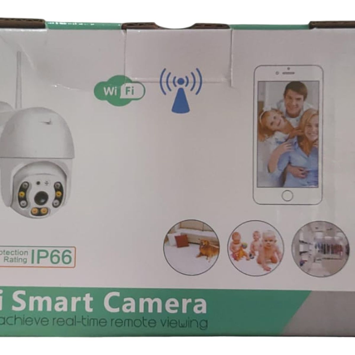 GENERICO - Camara Seguridad Articulada Resistente Agua Robotica Wifi