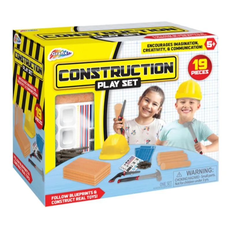 JUGANDO Y EDUCANDO - Juego De Construcción Creativo Con 19 Piezas Para Niños