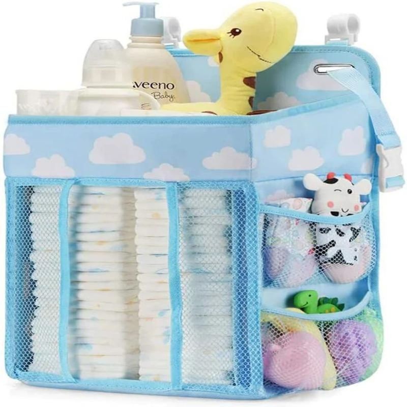 GENERICO - Organizador Colgante Bebe Almacenamiento Pañales Bolsa Cuna