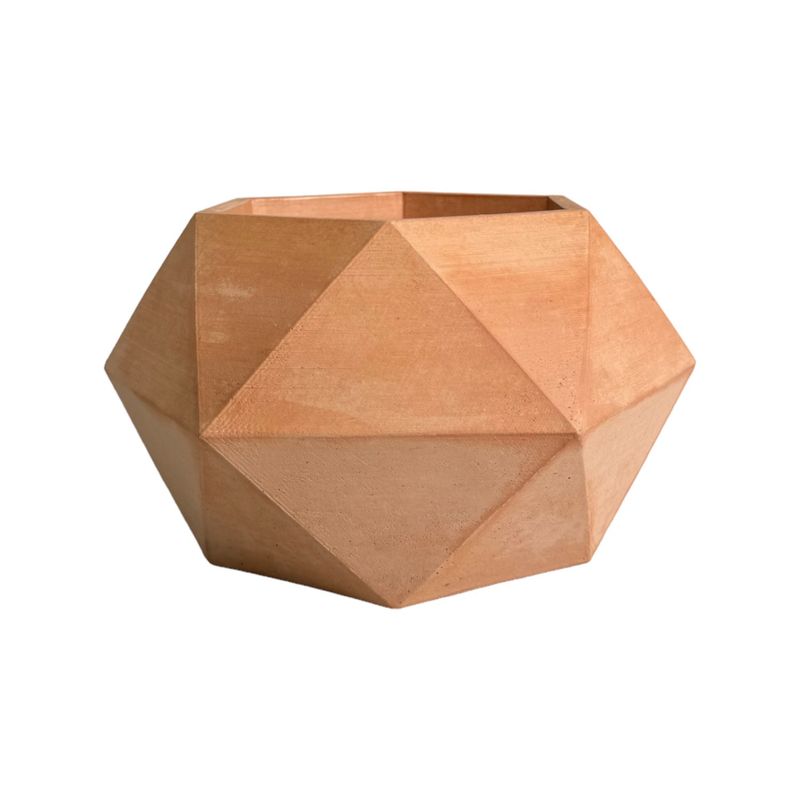 DE CONCRETO MATERAS Y DISEÑO - Matera Adara de Cemento 106x18x108 cm Terracota