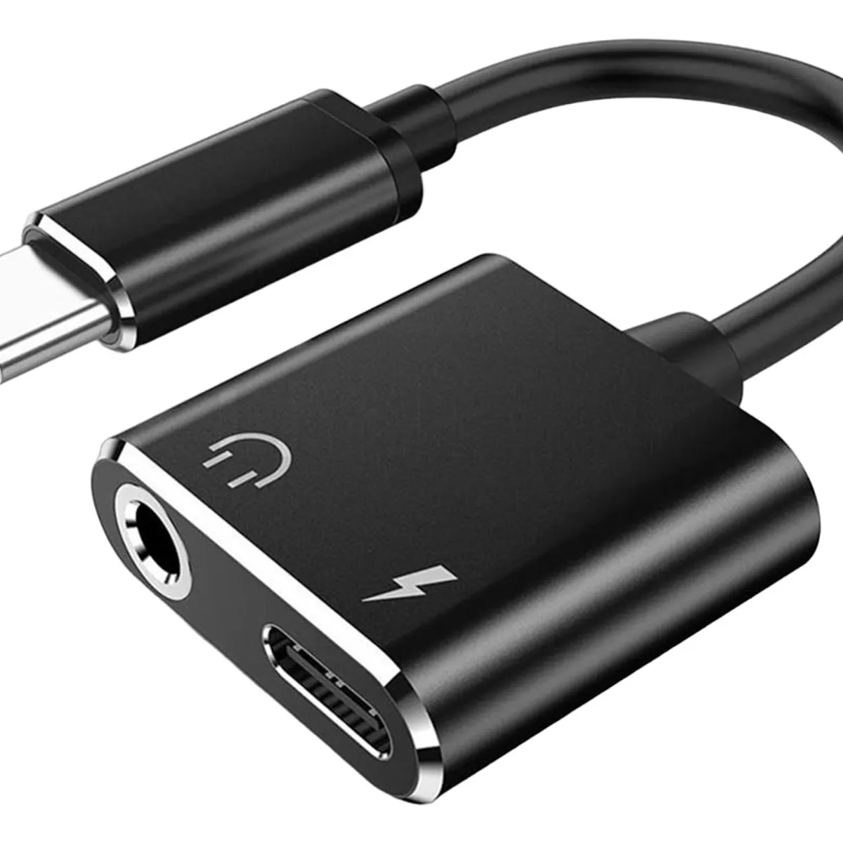 GENERICO - Cable Adaptador Usb Tipo C A Audio Auxiliar 35mm Y Carga