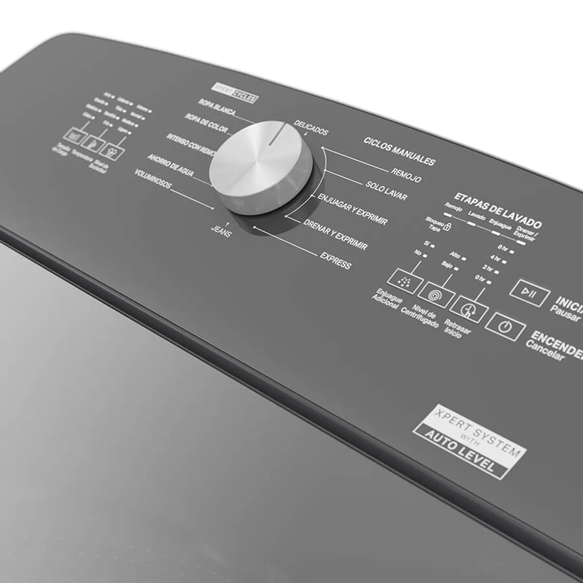 WHIRLPOOL - Lavadora carga superior 25kg Impeller Gris