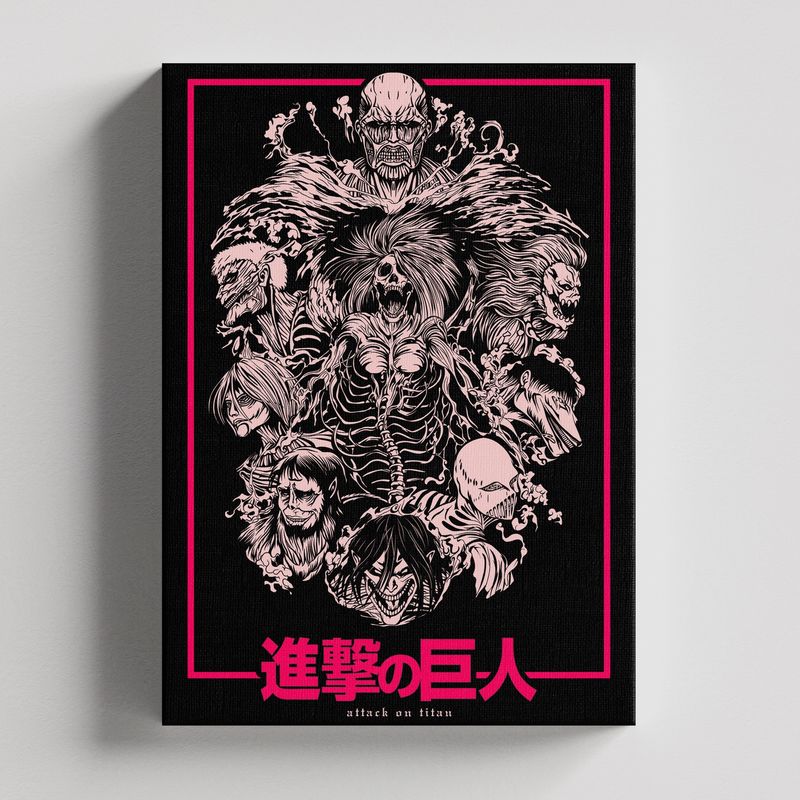 TAYRONA STORE - Cuadros Retablo Animes Attack On Titan 006 - 35x50cm