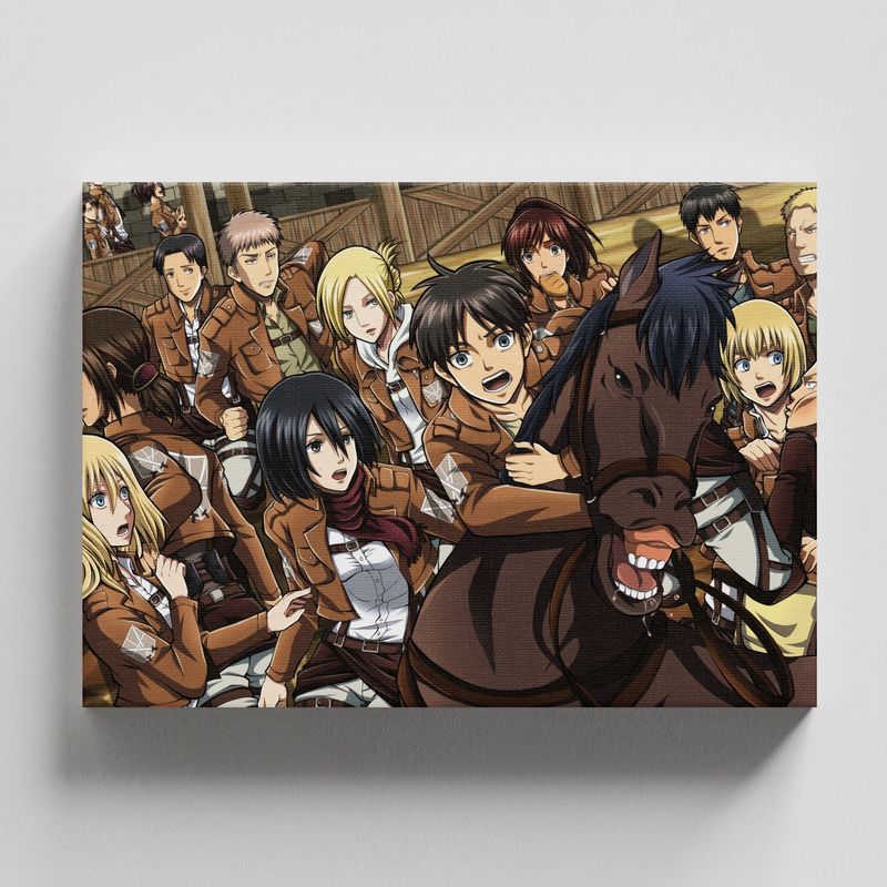 TAYRONA STORE - Cuadros Retablo Animes Attack On Titan 024 - 50x35cm