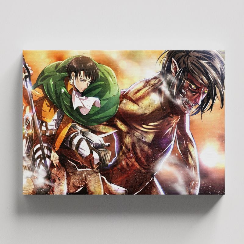 TAYRONA STORE - Cuadros Retablo Animes Attack On Titan 026 - 50x35cm