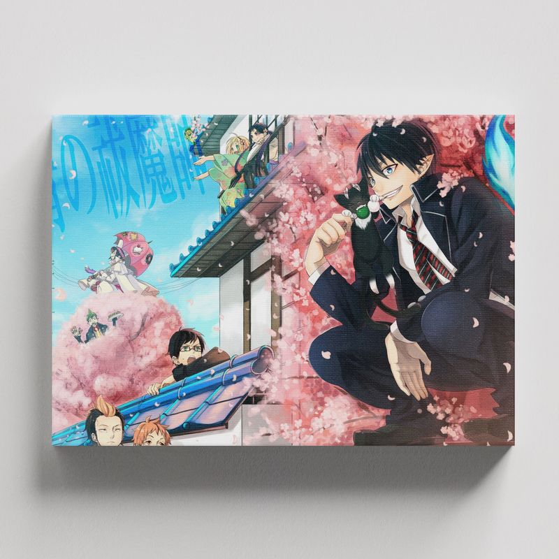 TAYRONA STORE - Cuadros Retablo Animes Blue Exorcist 003 - 50x35cm