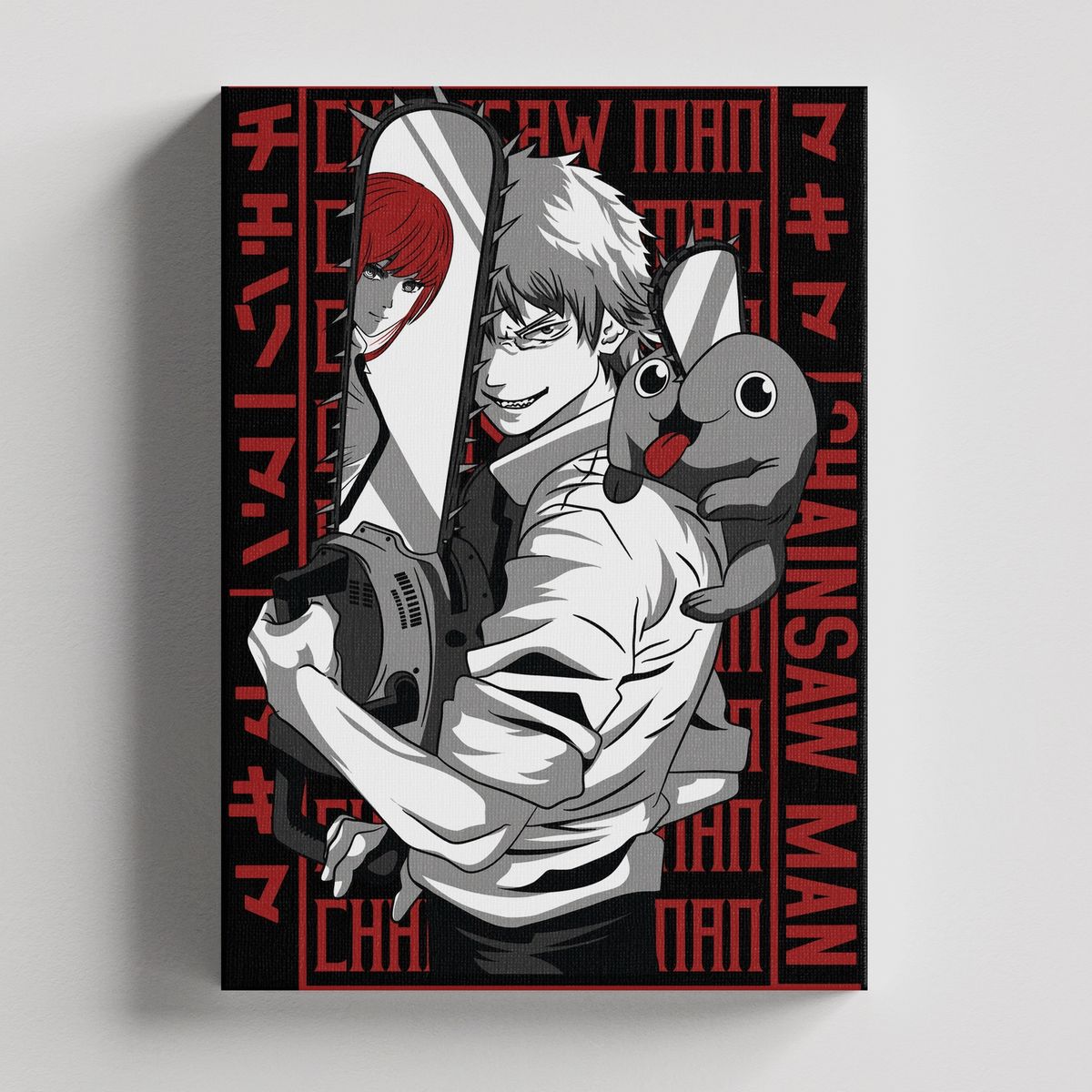 TAYRONA STORE - Cuadros Retablo Animes Chainsaw Man 003 - 35x50cm