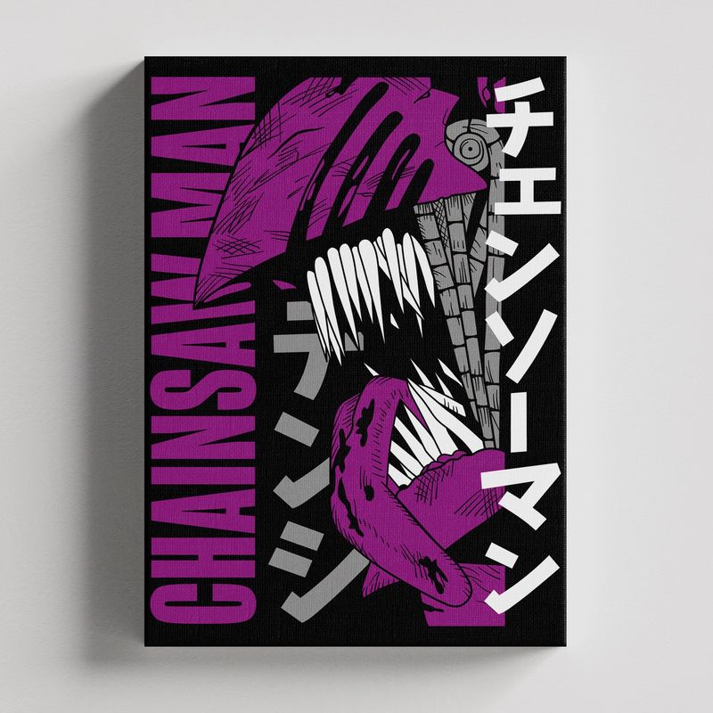 TAYRONA STORE - Cuadros Retablo Animes Chainsaw Man 009 - 35x50cm