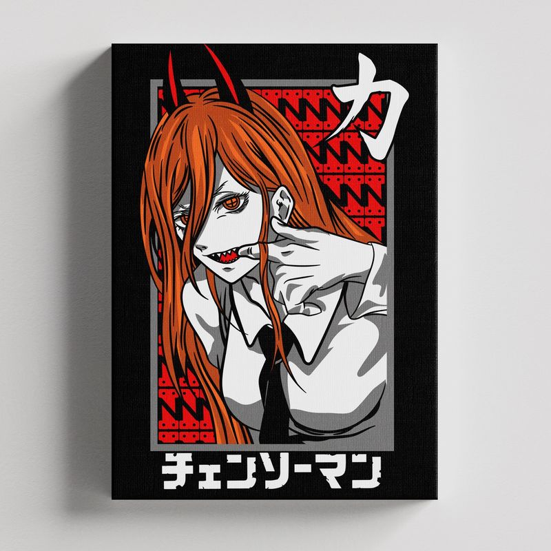TAYRONA STORE - Cuadros Retablo Animes Chainsaw Man 011 - 35x50cm