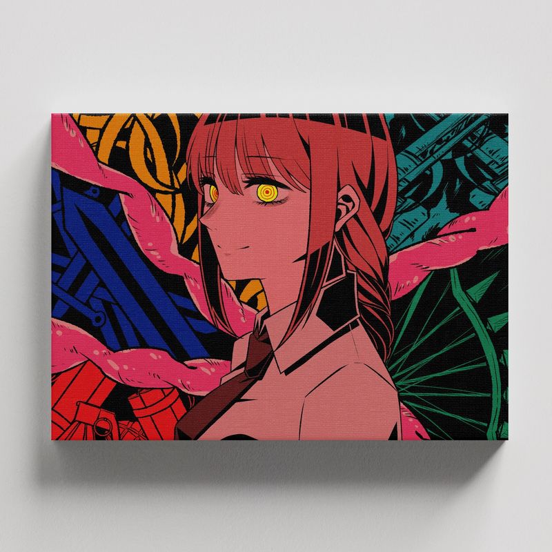 TAYRONA STORE - Cuadros Retablo Animes Chainsaw Man 028 - 50x35cm