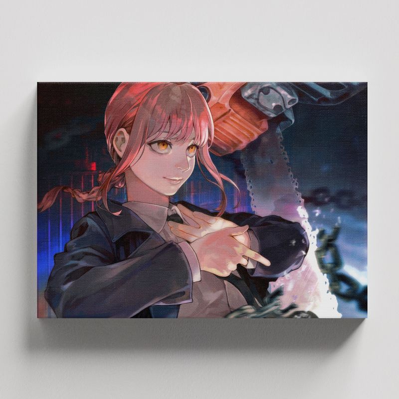 TAYRONA STORE - Cuadros Retablo Animes Chainsaw Man 032 - 50x35cm