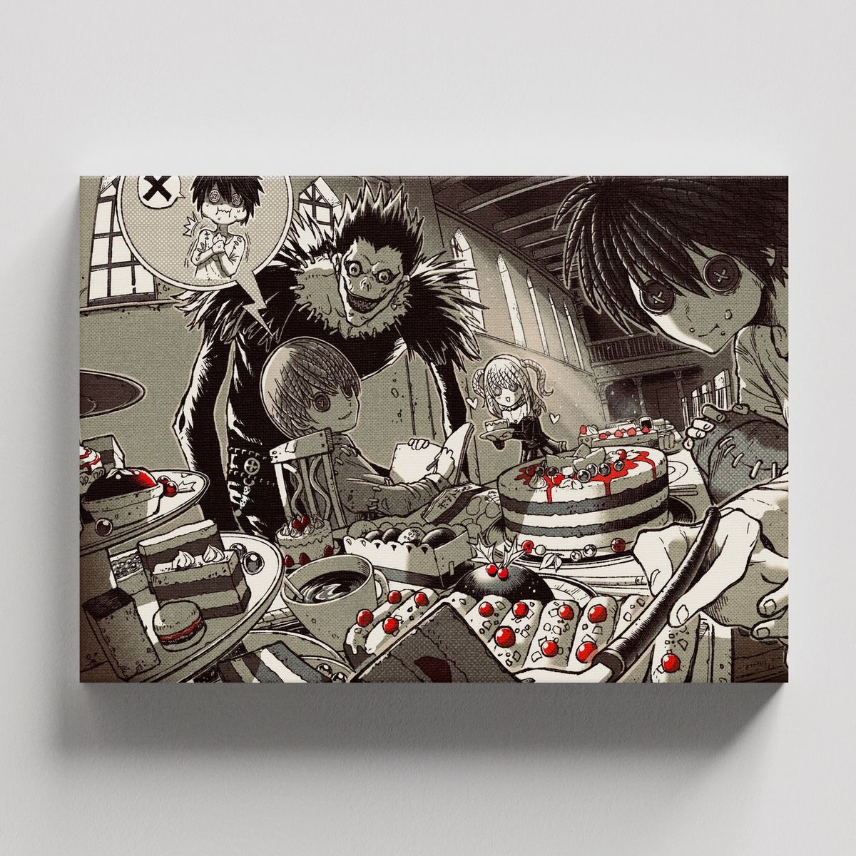 TAYRONA STORE - Cuadros Retablo Animes Death Note 006 - 50x35cm