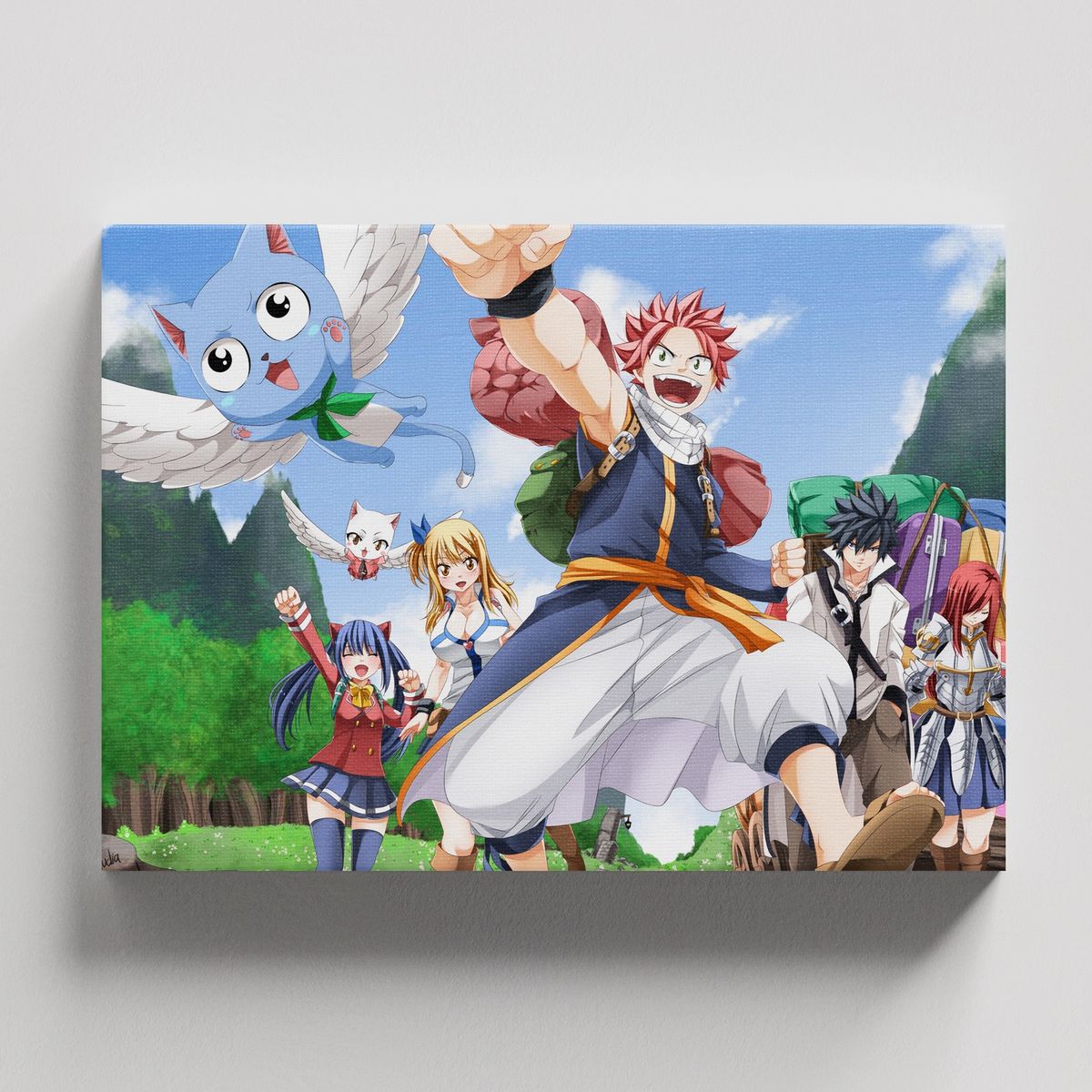 TAYRONA STORE - Cuadros Retablo Animes Fairy Tail 007 - 50x35cm