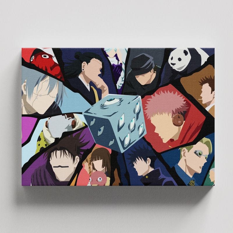 TAYRONA STORE - Cuadros Retablo Animes Jujutsu Kaisen 019 - 50x35cm