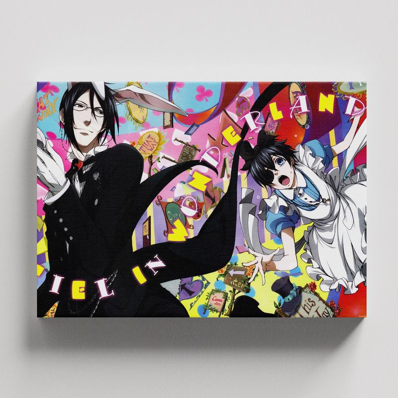 TAYRONA STORE - Cuadros Retablo Animes Kuroshitsuji 004 - 50x35cm