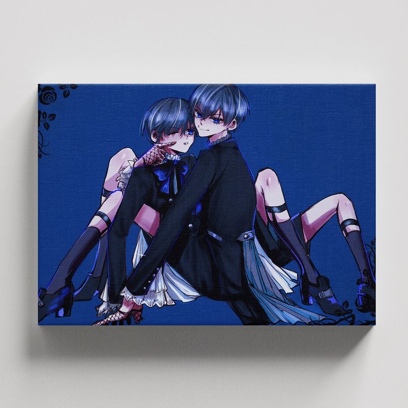 TAYRONA STORE - Cuadros Retablo Animes Kuroshitsuji 003 - 50x35cm