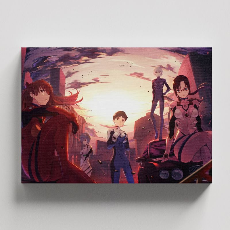 TAYRONA STORE - Cuadros Retablo Animes Neon Genesis Evangelion 005 - 50x35cm