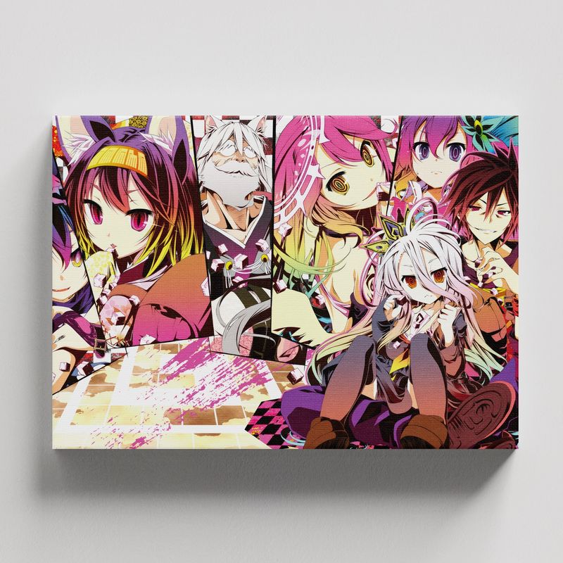 TAYRONA STORE - Cuadros Retablo Animes No Game No Life 003 - 50x35cm
