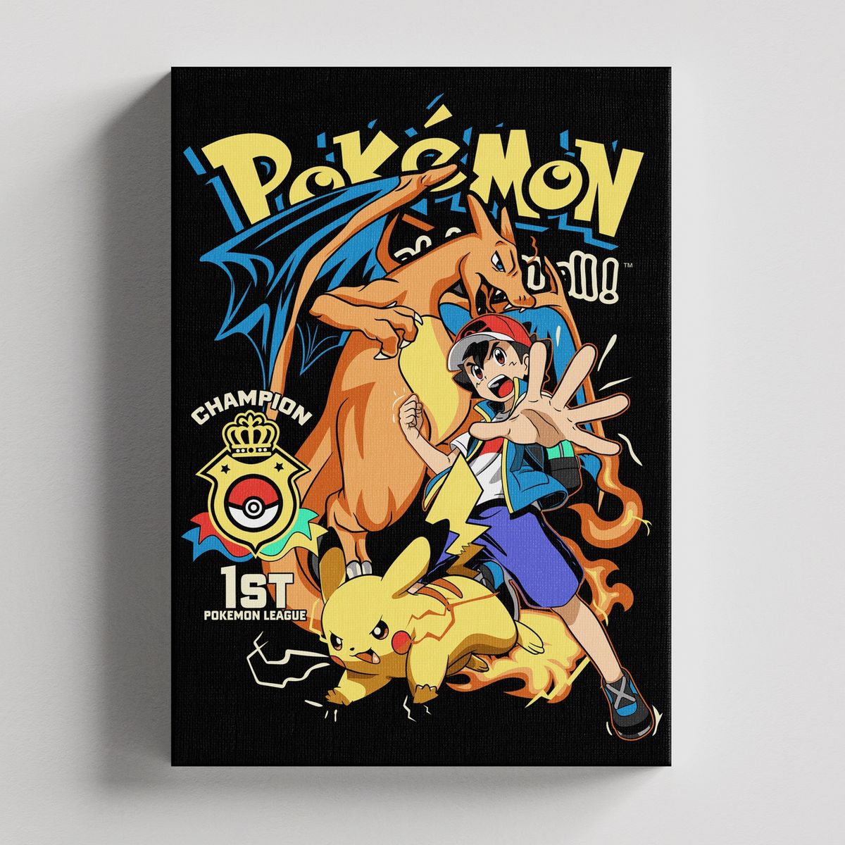 TAYRONA STORE - Cuadros Retablo Animes Pokemon 005 - 35x50cm