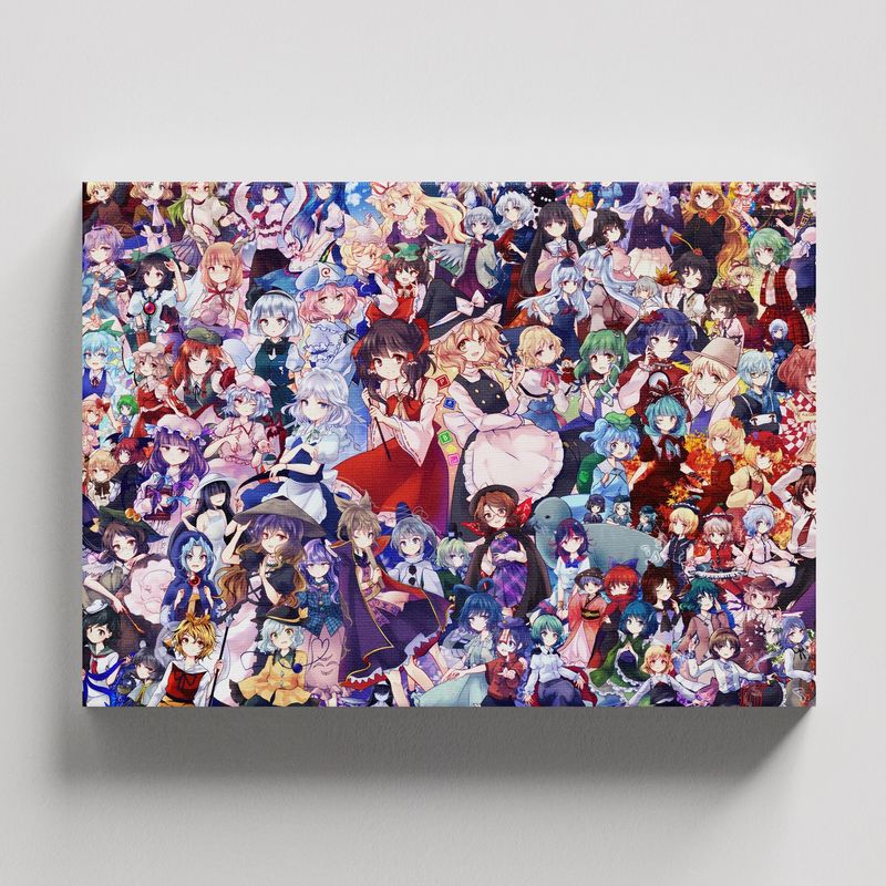TAYRONA STORE - Cuadros Retablo Animes Touhou 016 - 50x35cm
