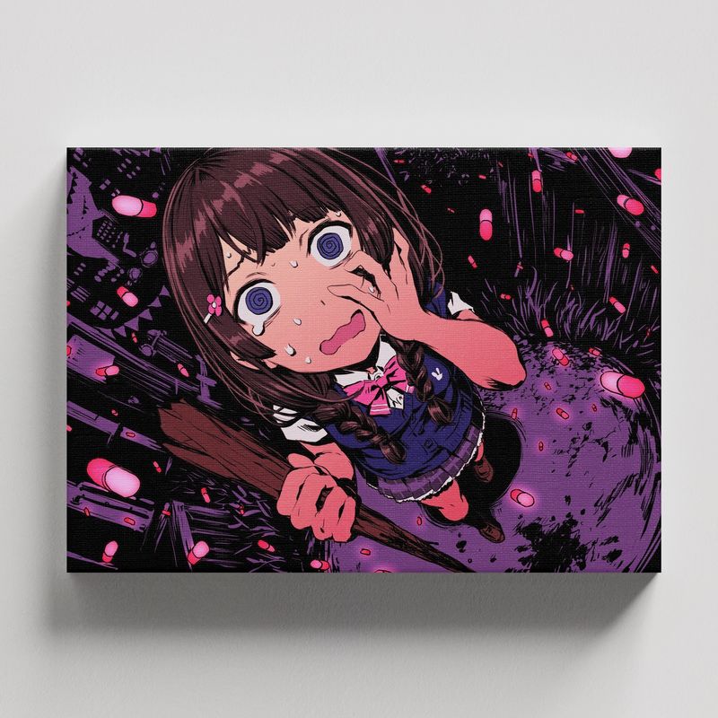 TAYRONA STORE - Cuadros Retablo Animes Virtual Youtuber 013 - 50x35cm