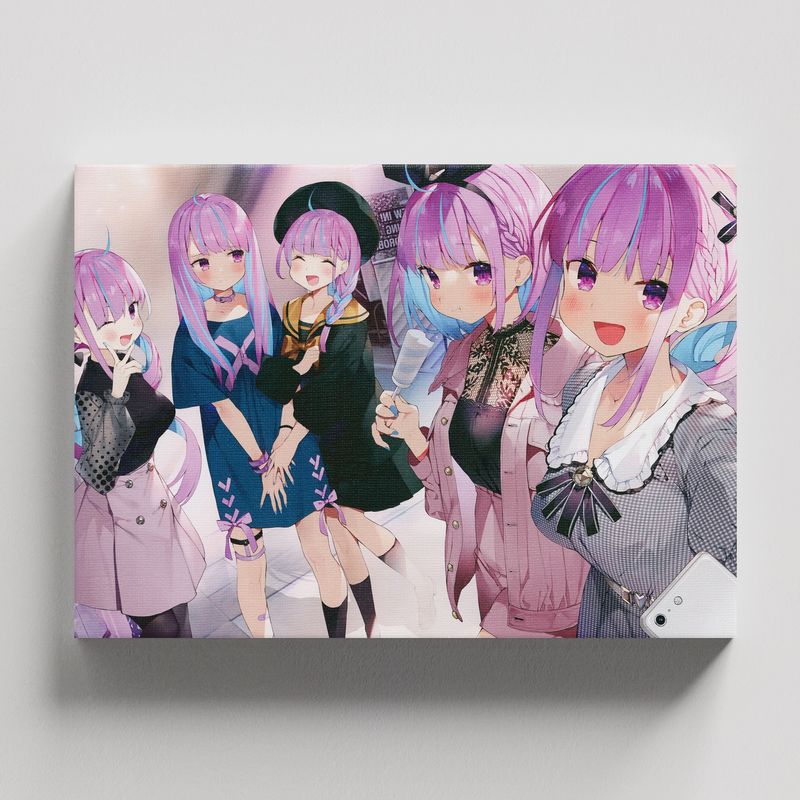 TAYRONA STORE - Cuadros Retablo Animes Virtual Youtuber 015 - 50x35cm