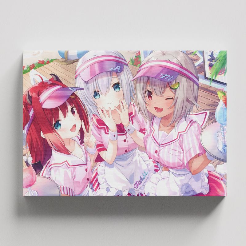 TAYRONA STORE - Cuadros Retablo Animes Virtual Youtuber 018 - 50x35cm