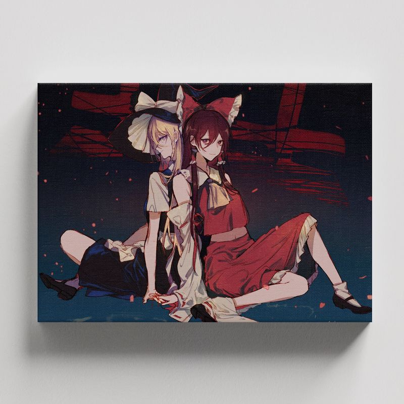 TAYRONA STORE - Cuadros Retablo Animes Touhou 008 - 50x35cm