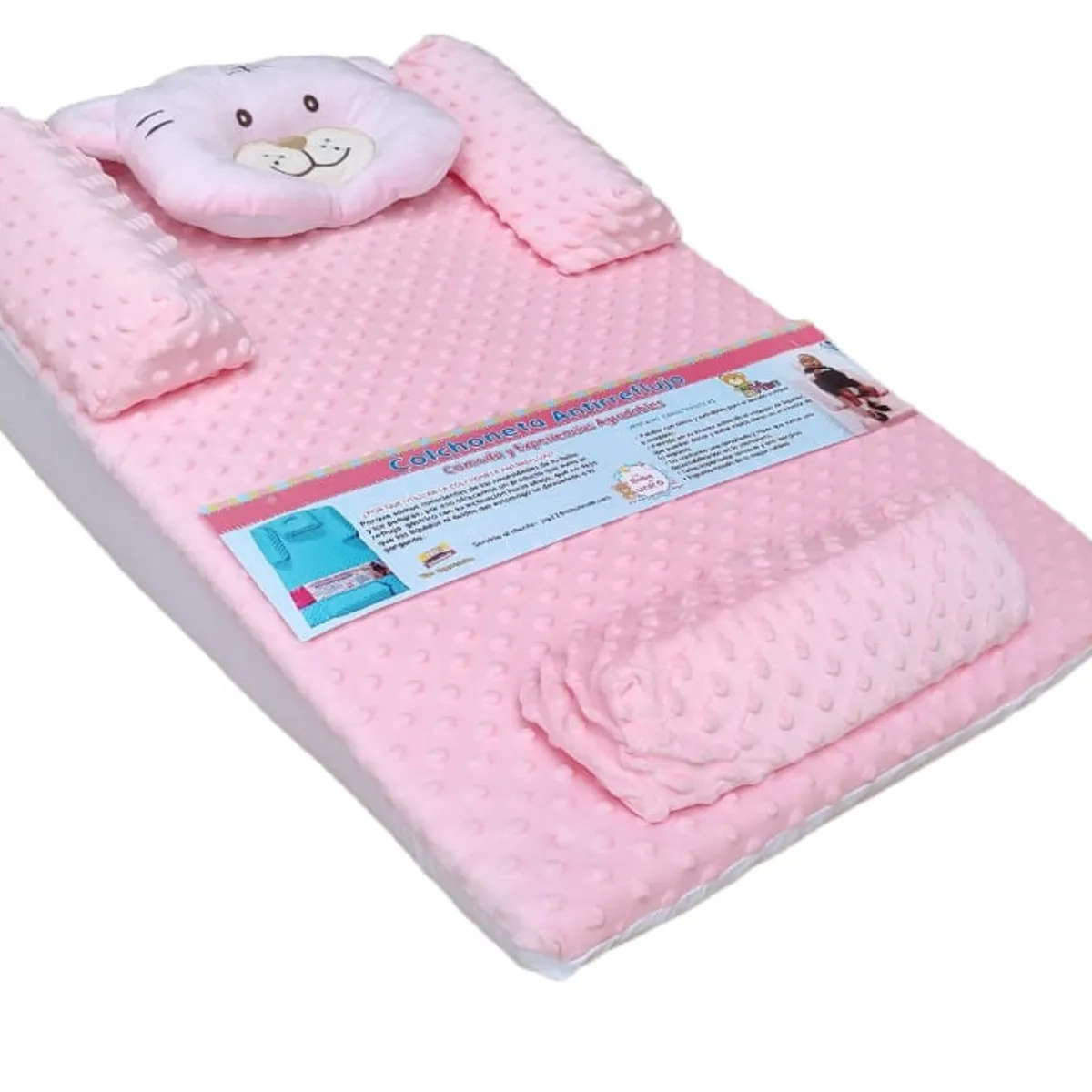 GENERICO - Colchoneta antirreflujo de bebe antialérgica 50x75x14